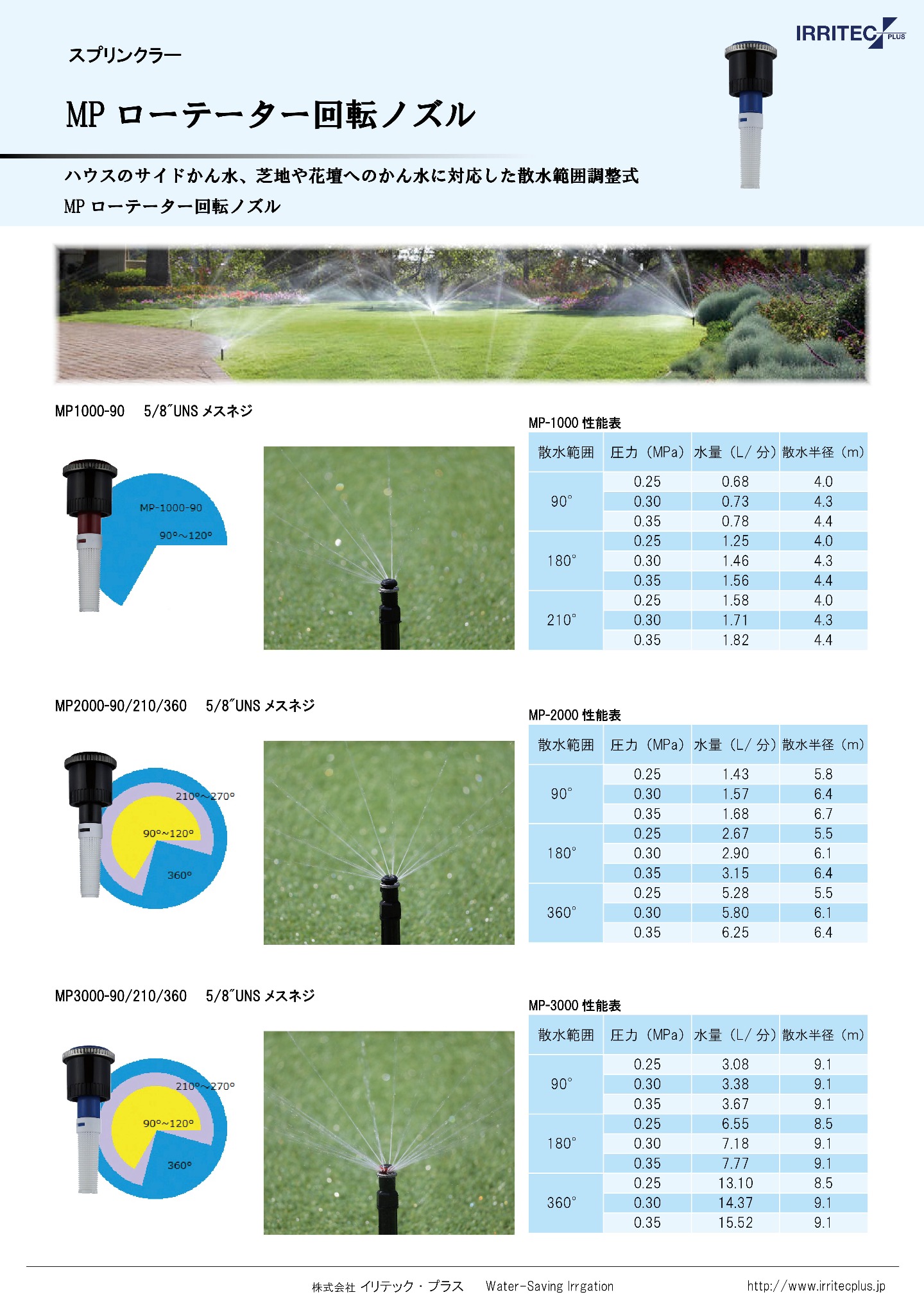 激安超安値 イリテック特注スプリンクラーNP ホースセットNPH-506 6 本立セット 50mm 高圧ホース 三脚支柱1.5m